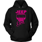 Jeep Girl Sweatshirt Hoodie Purple Design
