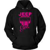 Jeep Girl Sweatshirt Hoodie Purple Design