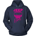 Jeep Girl Sweatshirt Hoodie Purple Design