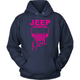 Jeep Girl Sweatshirt Hoodie Purple Design