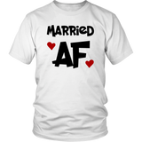 Married Af Shirt Hearts
