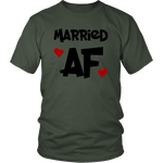 Married Af Shirt Hearts