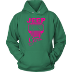 Jeep Girl Sweatshirt Hoodie Purple Design