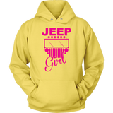 Jeep Girl Sweatshirt Hoodie Purple Design