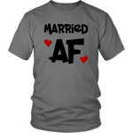 Married Af Shirt Hearts