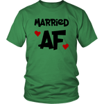 Married Af Shirt Hearts