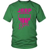 Jeep Girl Shirt Purple Design