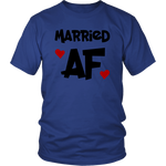 Married Af Shirt Hearts