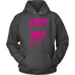 Jeep Girl Sweatshirt Hoodie Purple Design
