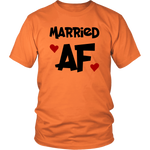Married Af Shirt Hearts