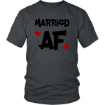 Married Af Shirt Hearts