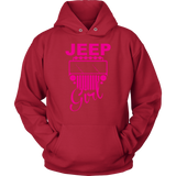 Jeep Girl Sweatshirt Hoodie Purple Design