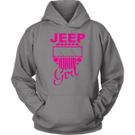 Jeep Girl Sweatshirt Hoodie Purple Design