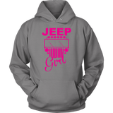 Jeep Girl Sweatshirt Hoodie Purple Design