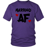 Married Af Shirt Hearts