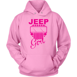 Jeep Girl Sweatshirt Hoodie Purple Design